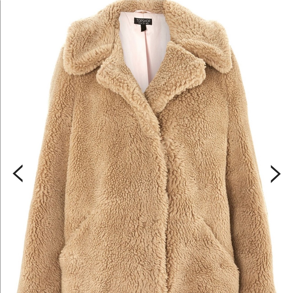 Top Shop Teddy Sherpa Coat